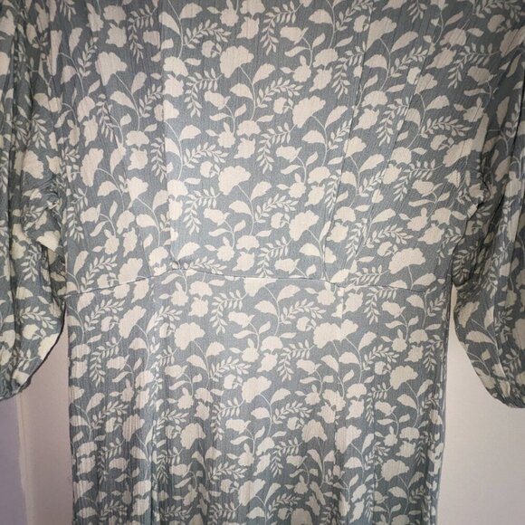 Women's Faherty Havana Dress Smoke Echo Floral Maxi Boho size Small - Picture 10 of 12